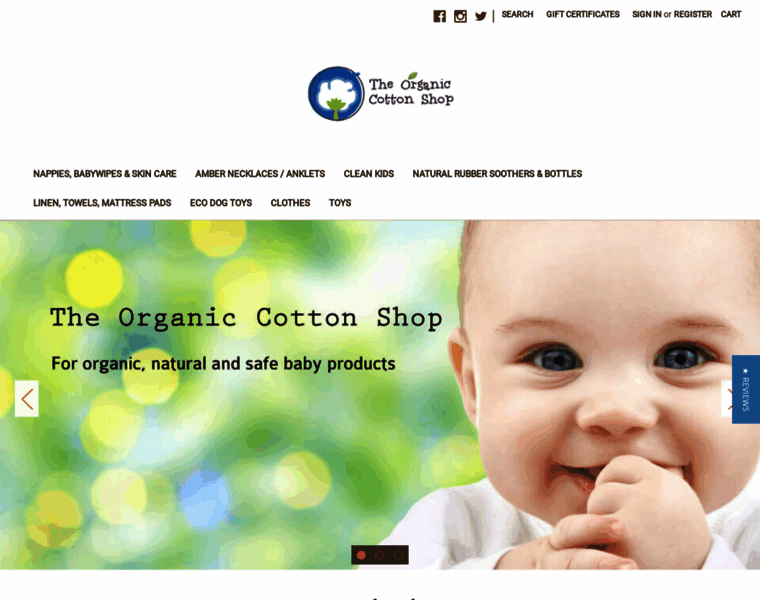 Organiccottonshop.ie thumbnail