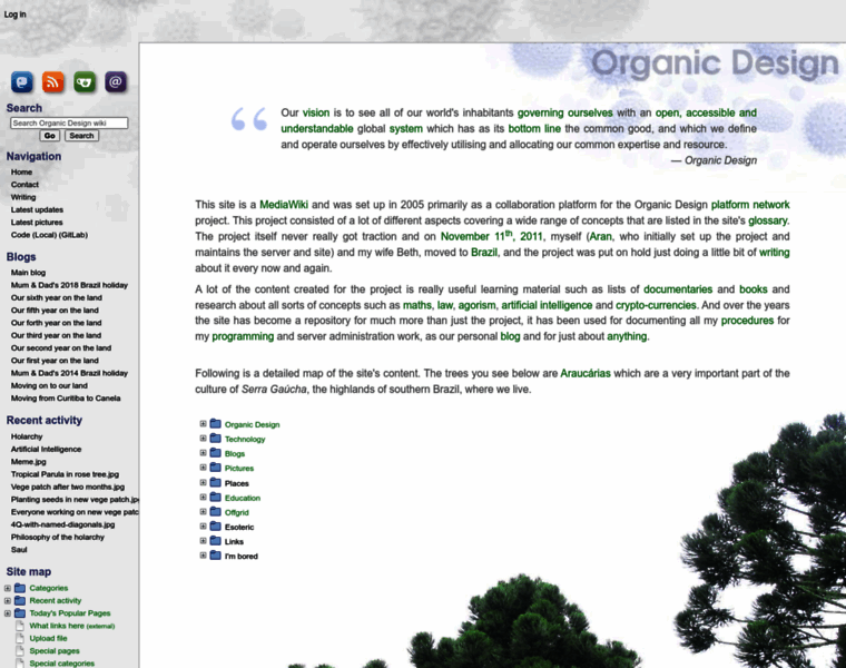 Organicdesign.nz thumbnail
