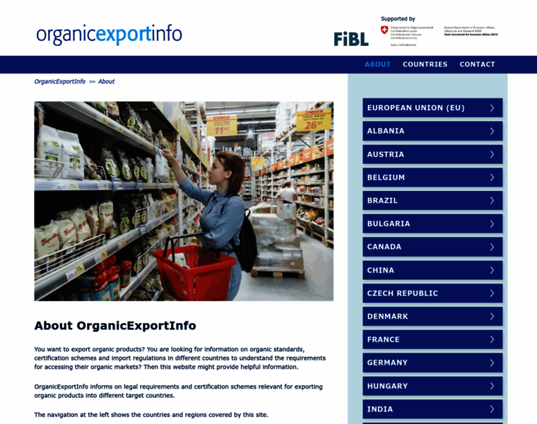 Organicexport.info thumbnail