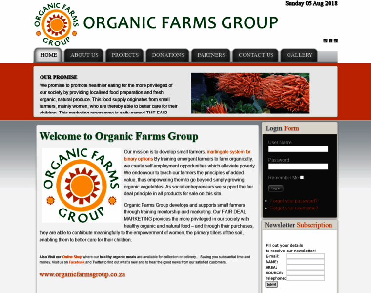 Organicfarmsgroup.com thumbnail