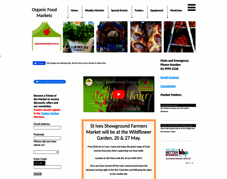 Organicfoodmarkets.com.au thumbnail