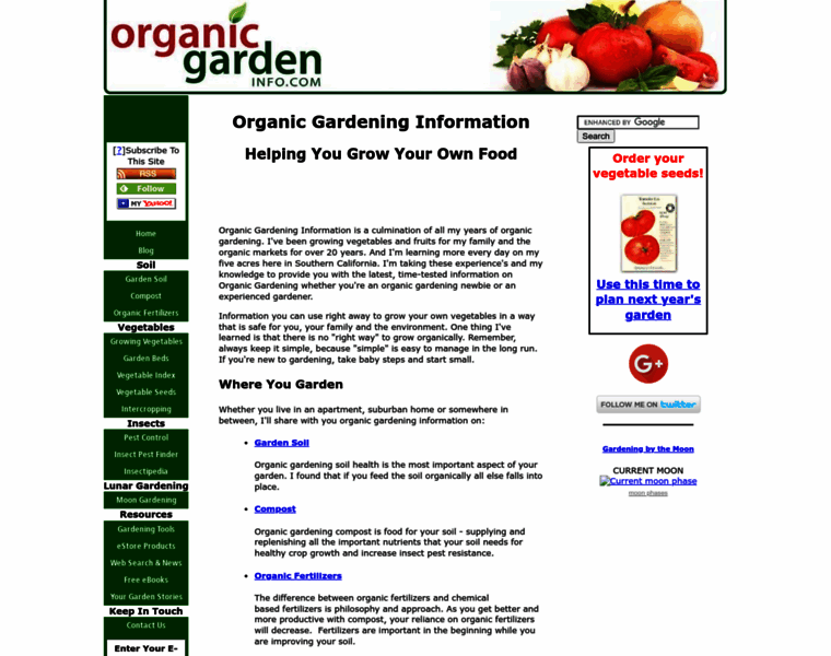 Organicgardeninfo.com thumbnail