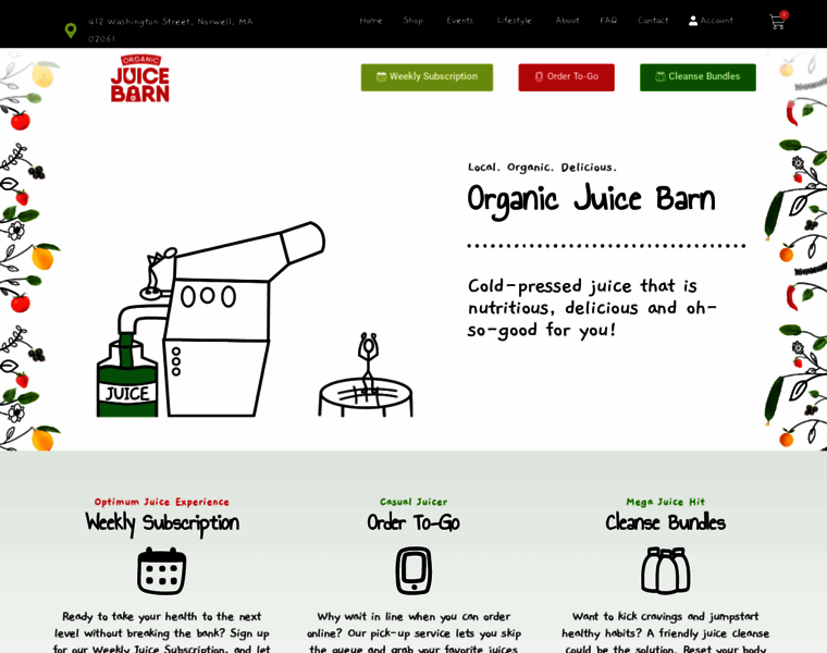 Organicjuicebarn.com thumbnail