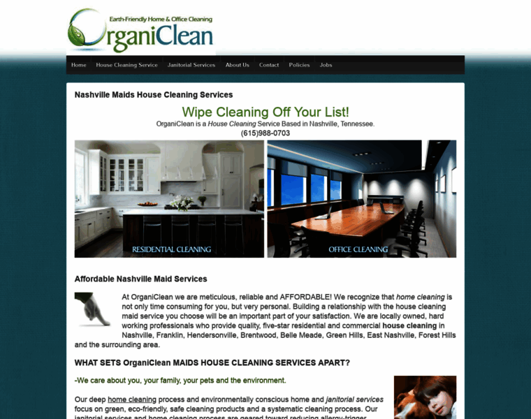 Organicleannashville.com thumbnail
