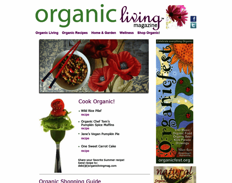 Organiclivingmag.com thumbnail