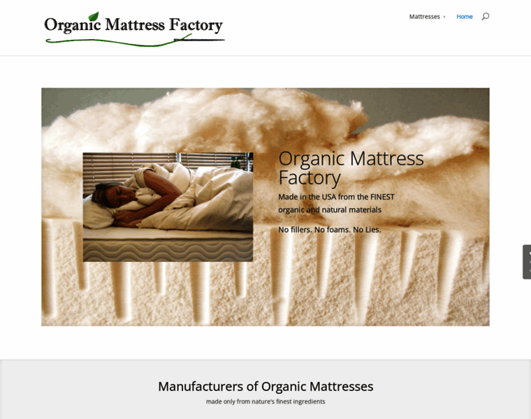 Organicmattressfactory.com thumbnail