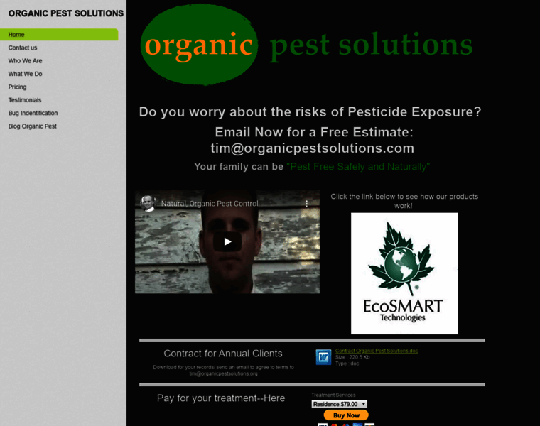 Organicpestsolutions.org thumbnail