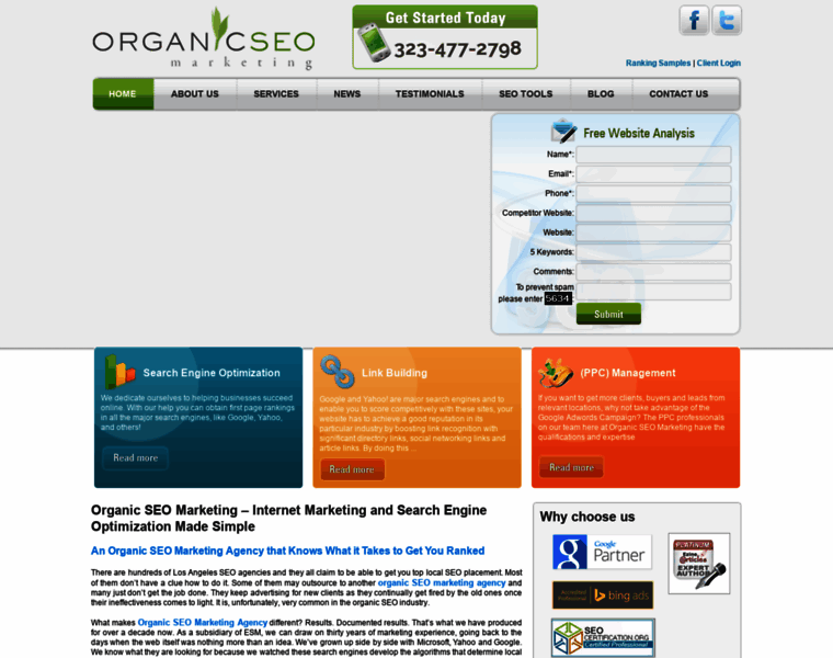 Organicseomarketing.com thumbnail