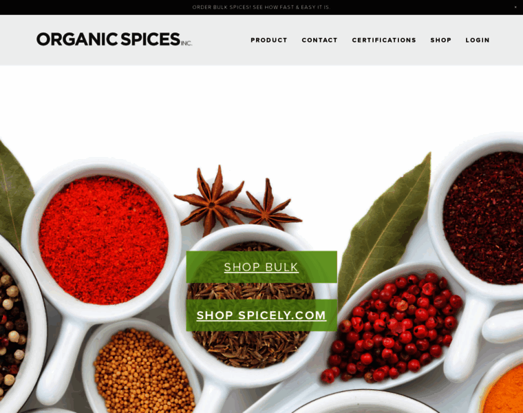 Organicspices.com thumbnail