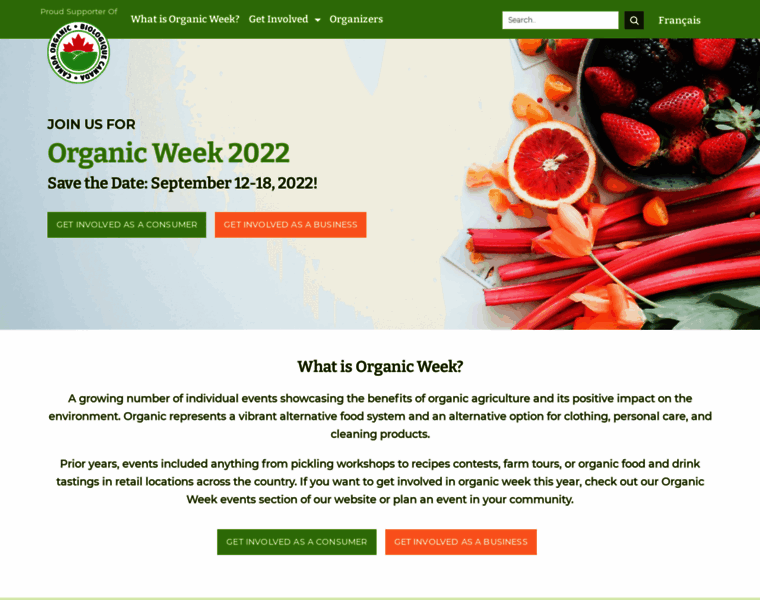 Organicweek.ca thumbnail