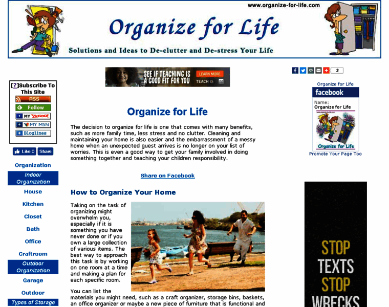 Organize-for-life.com thumbnail