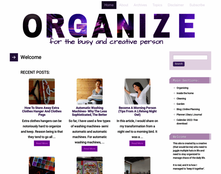 Organize.yinteing.com thumbnail
