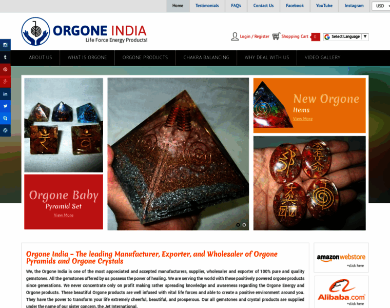 Orgoneindia.com thumbnail
