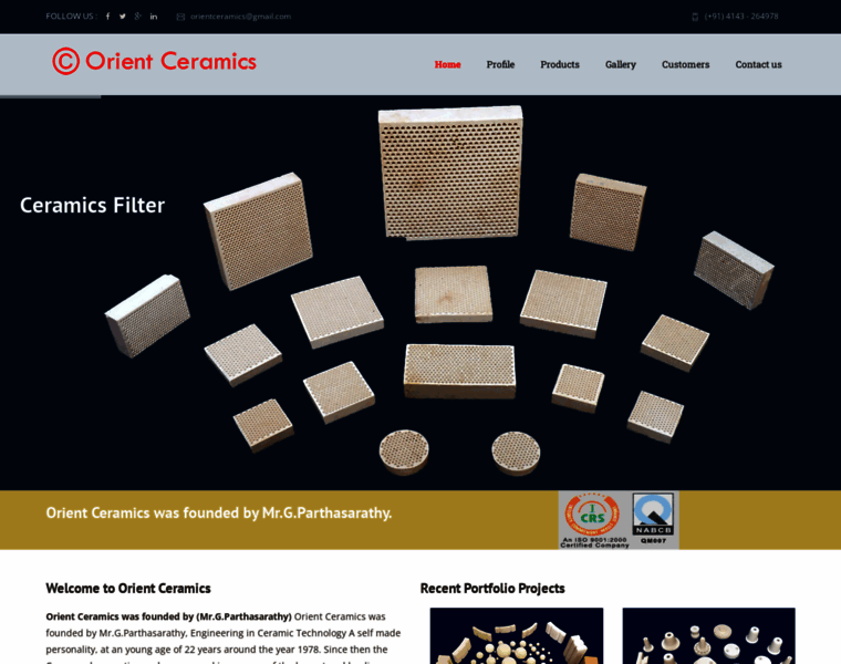 Orientindustrialceramics.com thumbnail Orientindustrialceramics.com thumbnail