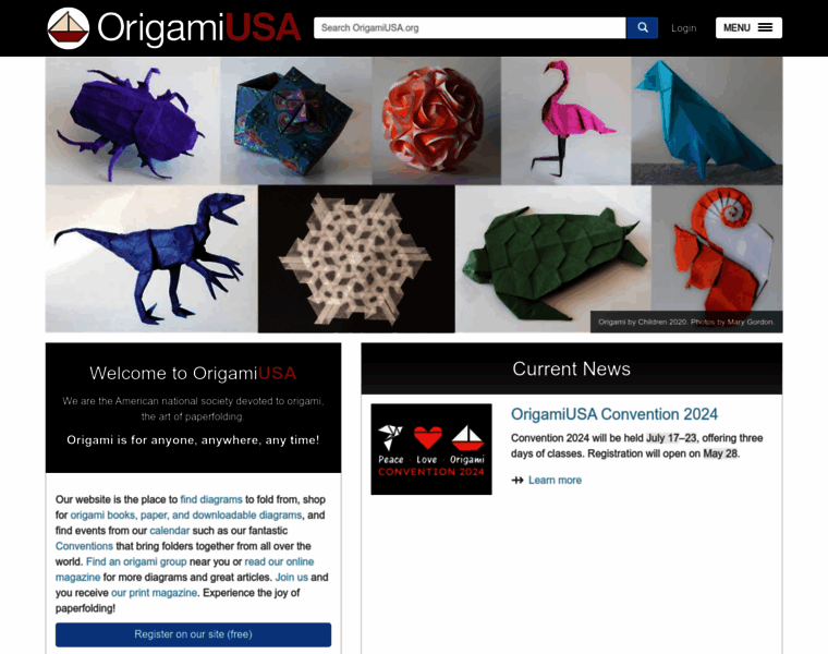 Origami-usa.org thumbnail