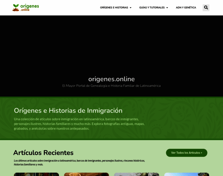 Origenes.online thumbnail