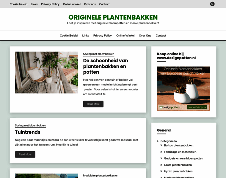 Origineleplantenbakken.nl thumbnail