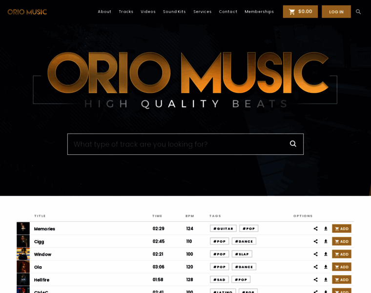 Orio-music.com thumbnail