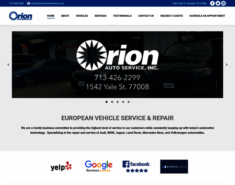Orionautoservice.com thumbnail