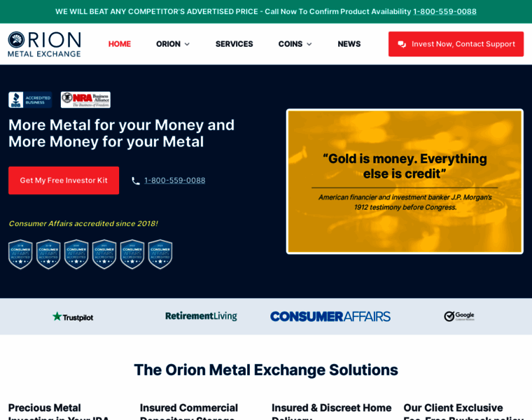 Orionmetalexchange.com thumbnail