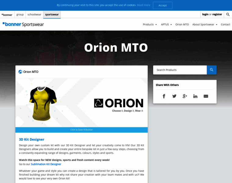 Orionteamwear.com thumbnail