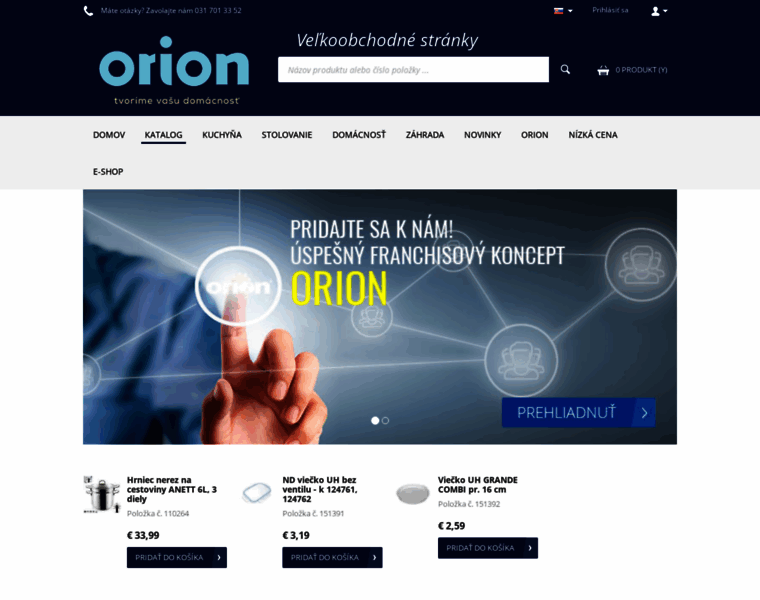 Oriontrade.sk thumbnail