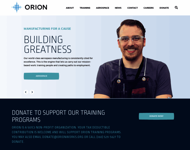 Orionworks.org thumbnail