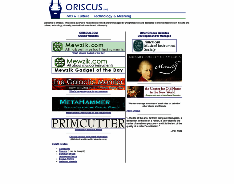 Oriscus.com thumbnail