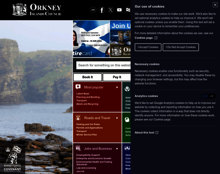 Orkney.gov.uk thumbnail