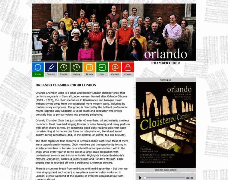 Orlandochoir.org.uk thumbnail