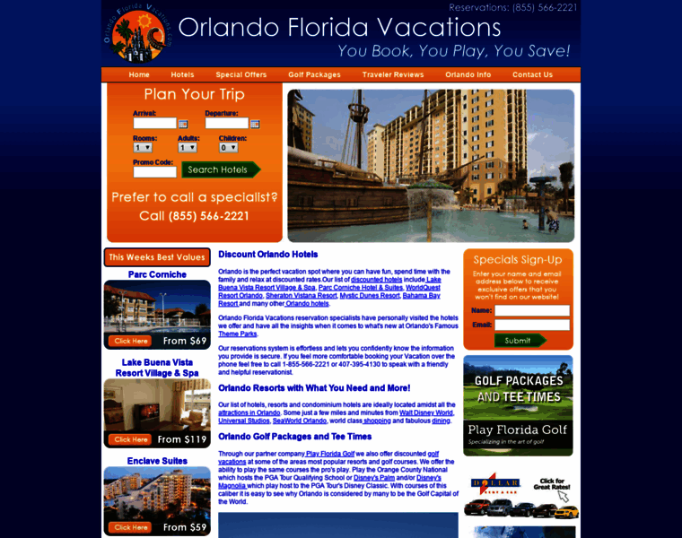 Orlandofloridavacations.com thumbnail
