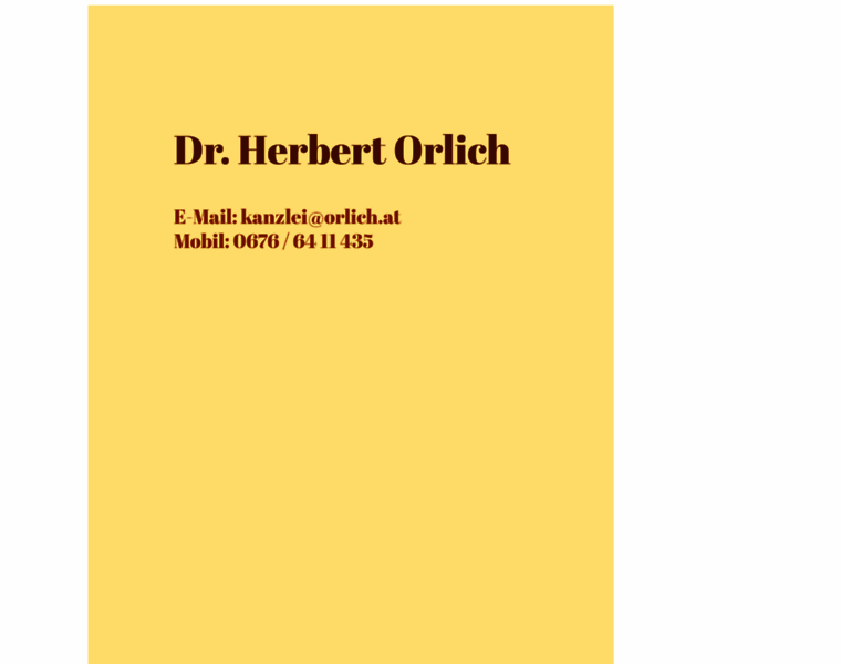 Orlich.at thumbnail