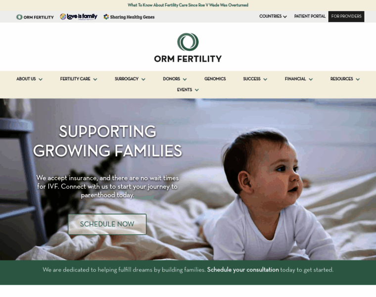 Ormfertility.com thumbnail
