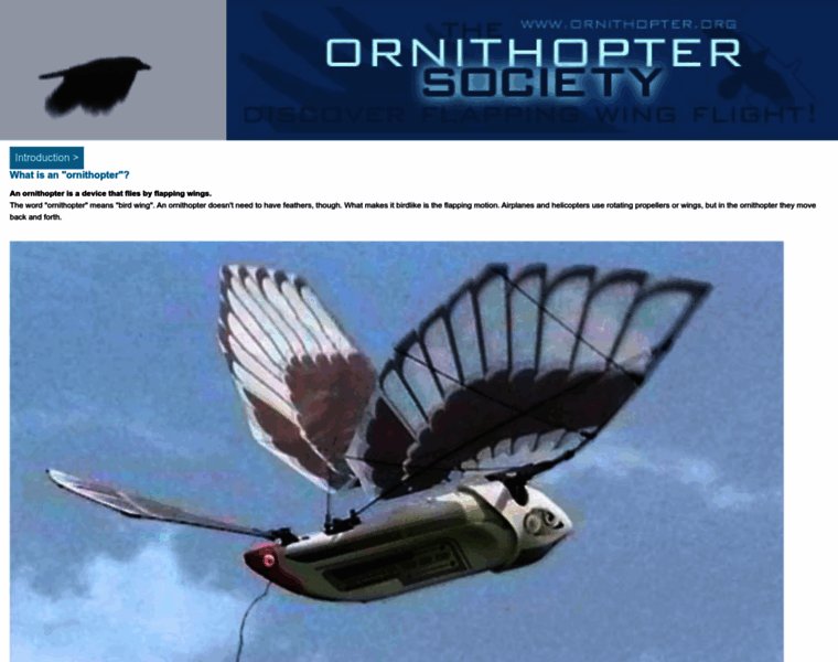 Ornithopter.org thumbnail