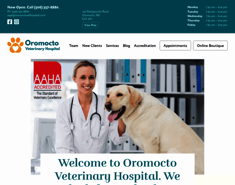 Oromoctovethospital.com thumbnail