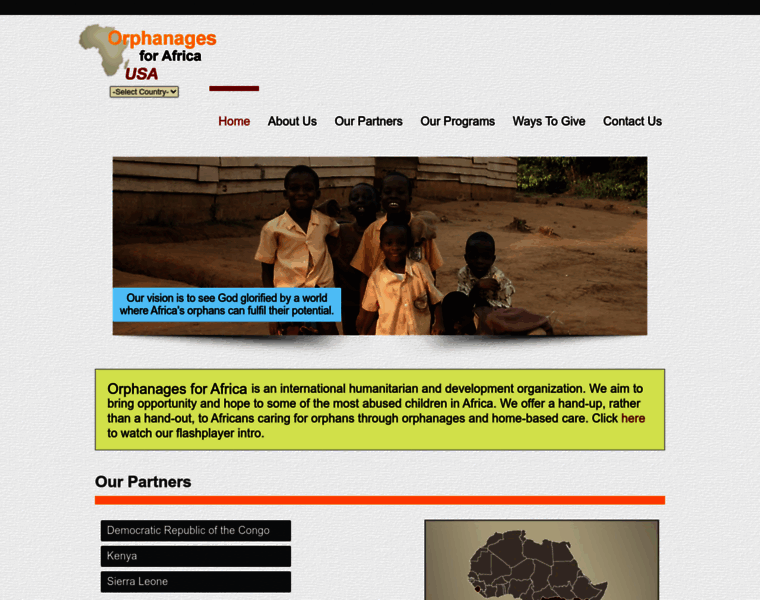 Orphanagesforafrica.org thumbnail