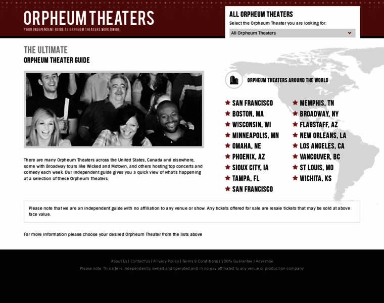 Orpheum-theater.com thumbnail