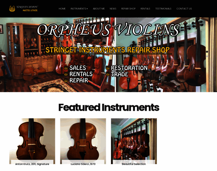 Orpheus-violins.com thumbnail