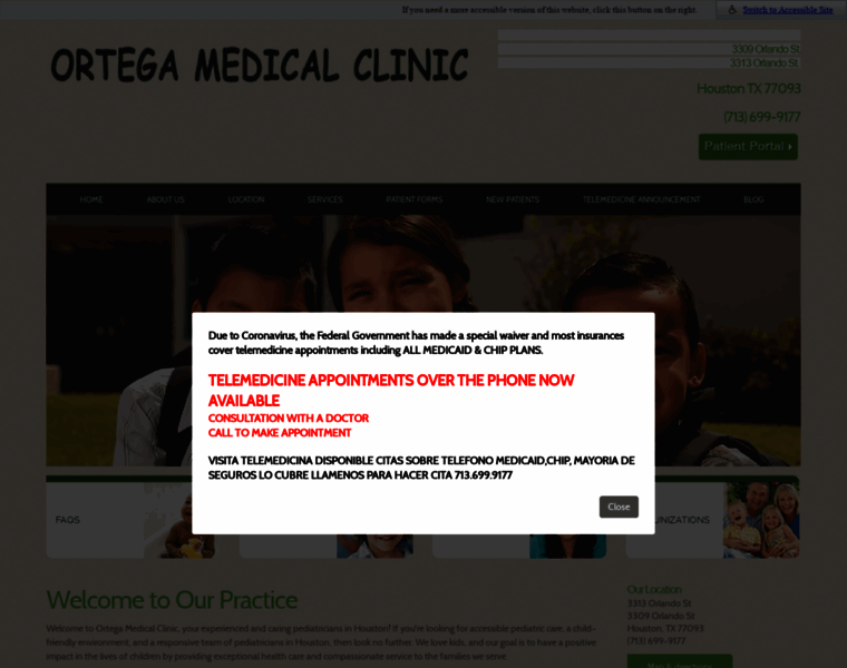 Ortegamedicalclinic.com thumbnail