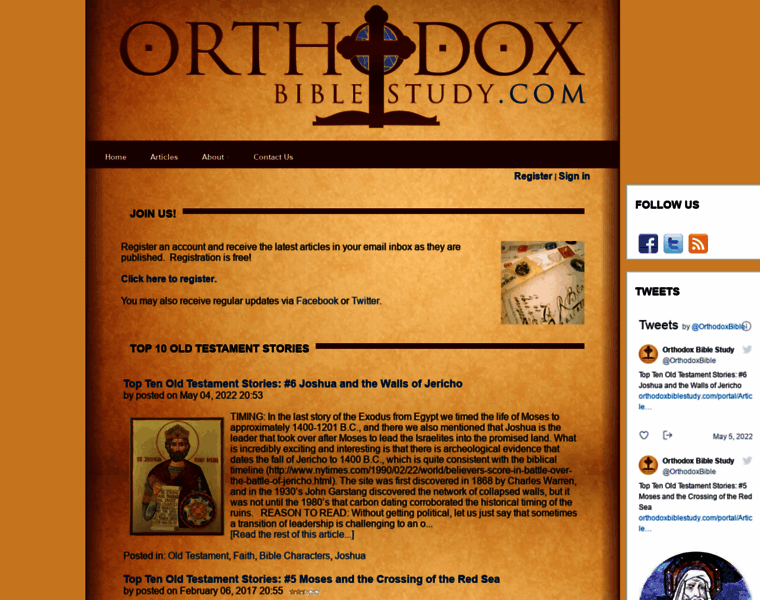 Orthodoxbiblestudy.com thumbnail