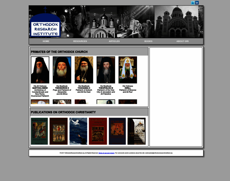 Orthodoxresearchinstitute.org thumbnail