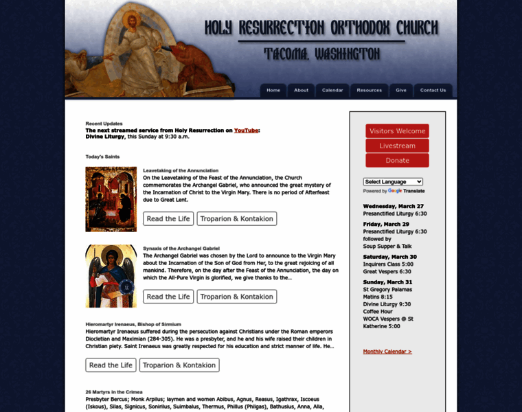 Orthodoxtacoma.com thumbnail