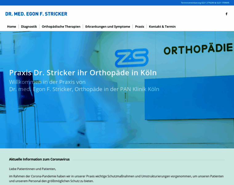 Orthopaedie-stricker.de thumbnail