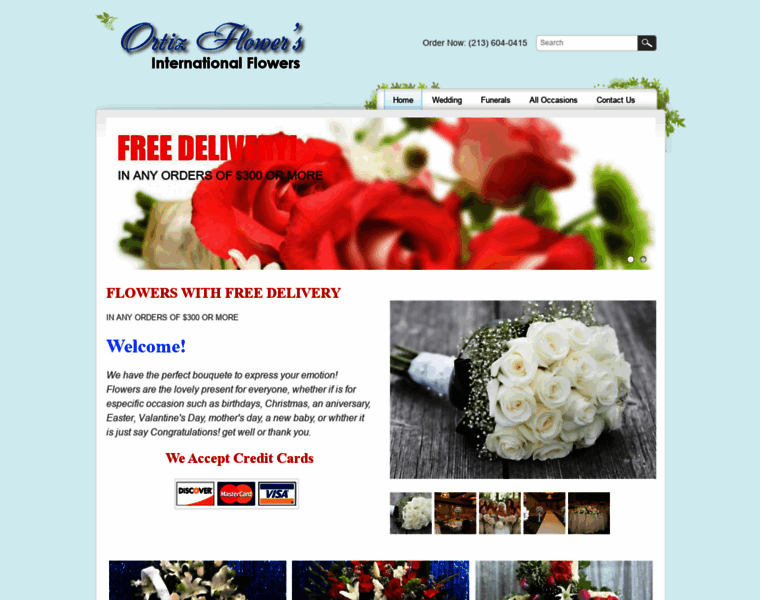Ortizflowers.com thumbnail