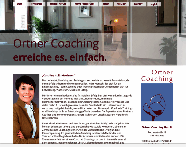 Ortner-coaching.de thumbnail