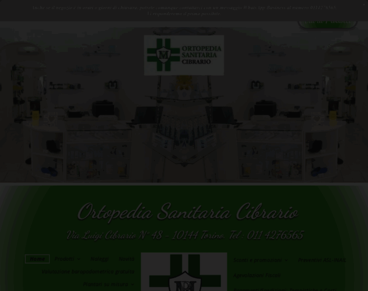 Ortopedia-sanitaria-cibrario.com thumbnail