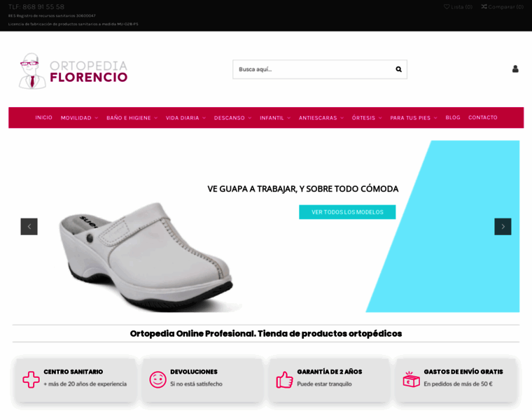 Ortopediaflorencio.com thumbnail