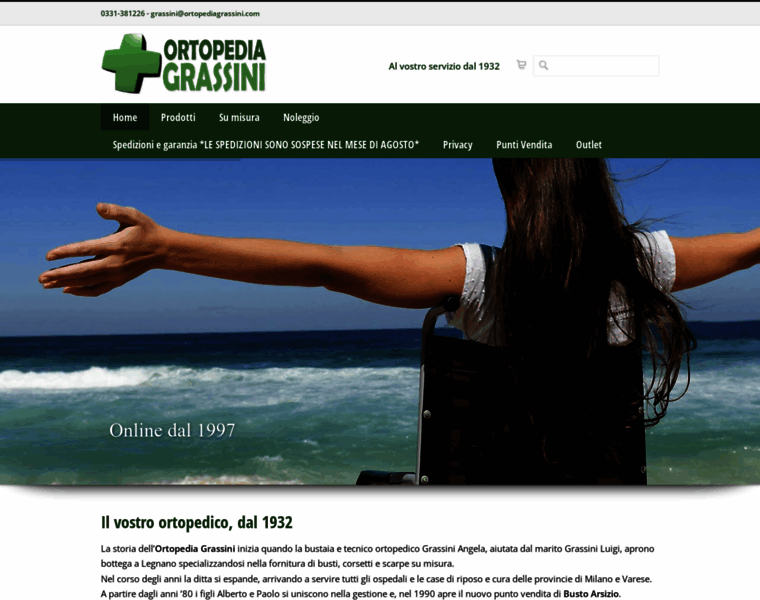 Ortopediagrassini.com thumbnail