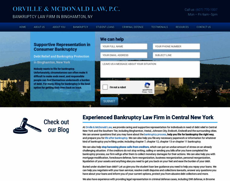 Orvilleandmcdonaldlaw.com thumbnail