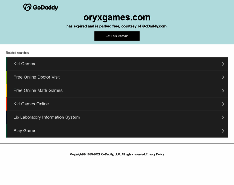 Oryxgames.com thumbnail